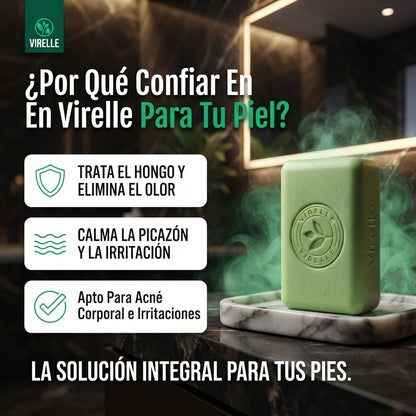 Barra antimicótica para problemas de Piel, Tiña inguinal, Acne y Hongos.
