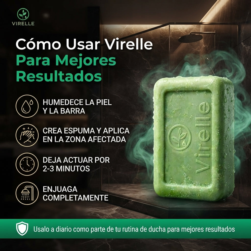 Barra antimicótica para problemas de Piel, Tiña inguinal, Acne y Hongos.